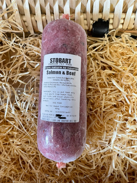 Stobart Premium Raw Food - Salmon and Beef 80/10/10