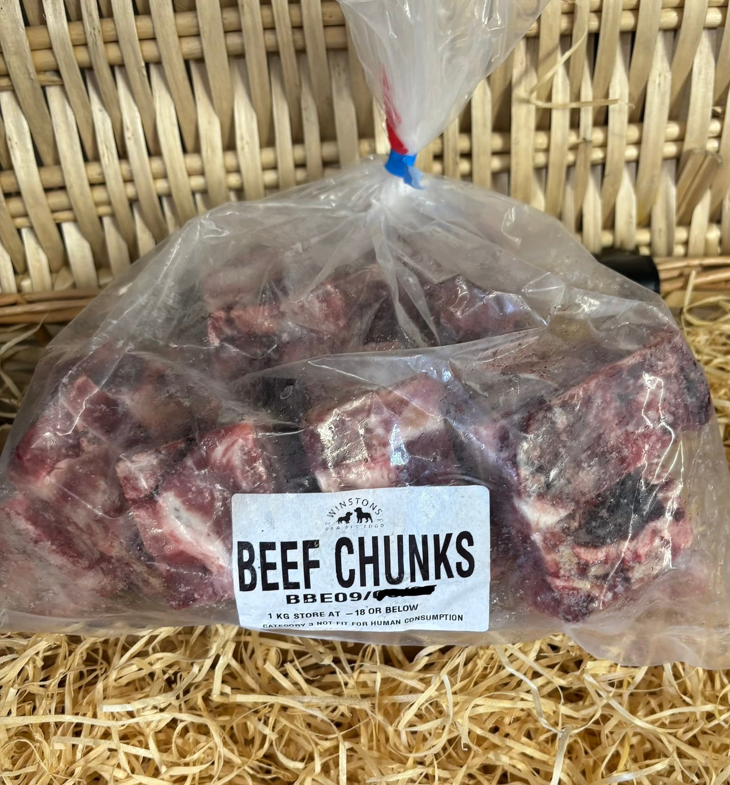 Beef Chunks - Raw