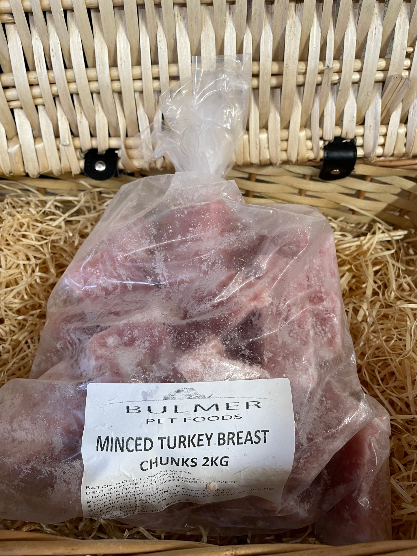 Turkey - Minced Turkey Breast Chunks - Approx 2KG