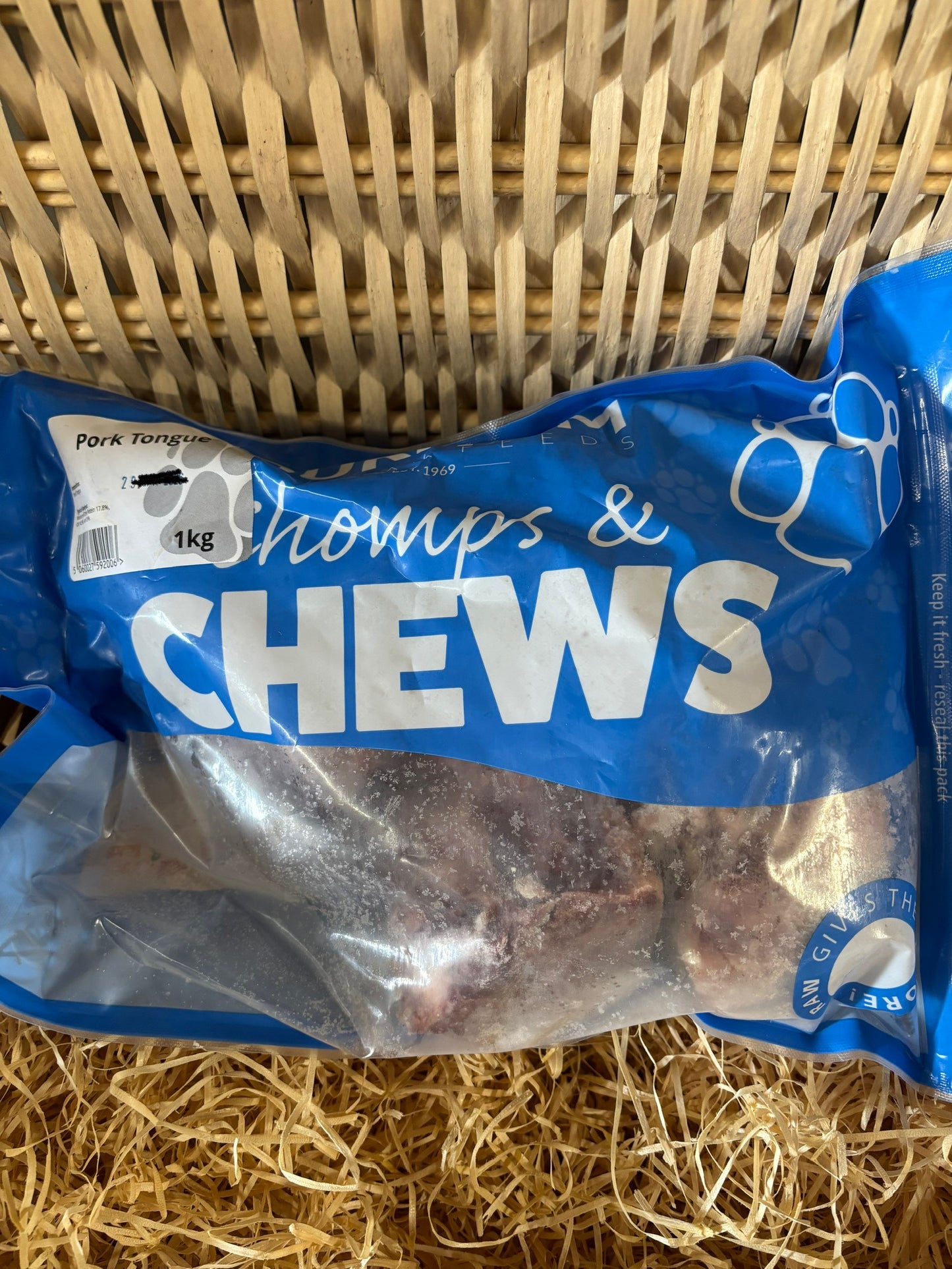 Pork Tongues Raw - 1kg (approx)