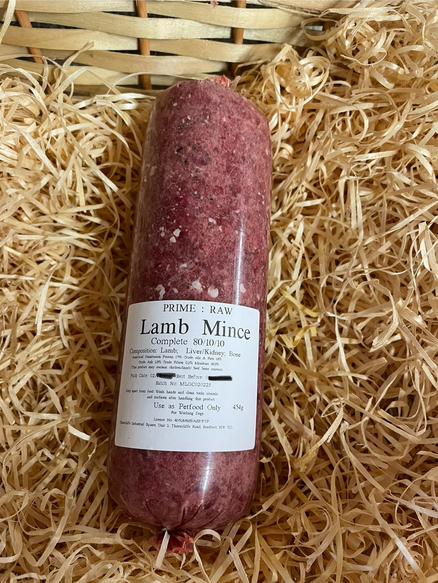 Prime Raw - Lamb 80/10/10 Mince