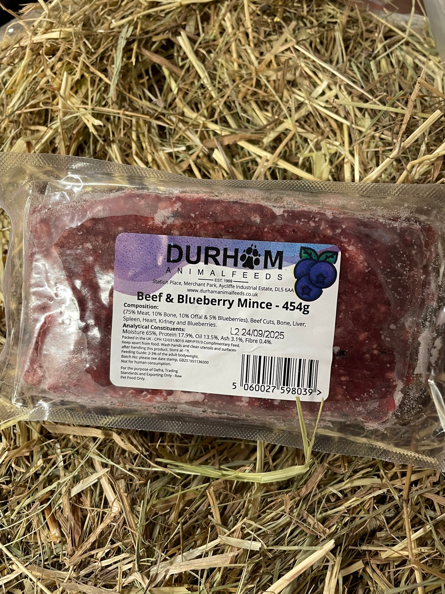 DAF Beef & Blueberry 75/10/10/5 Mince