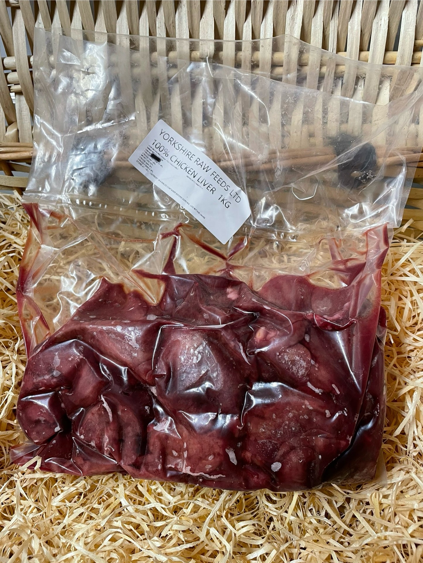 Offal - Chicken Livers - Raw.  Approximately 1kg