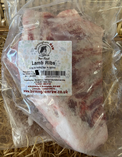 Lamb Ribs - Raw.