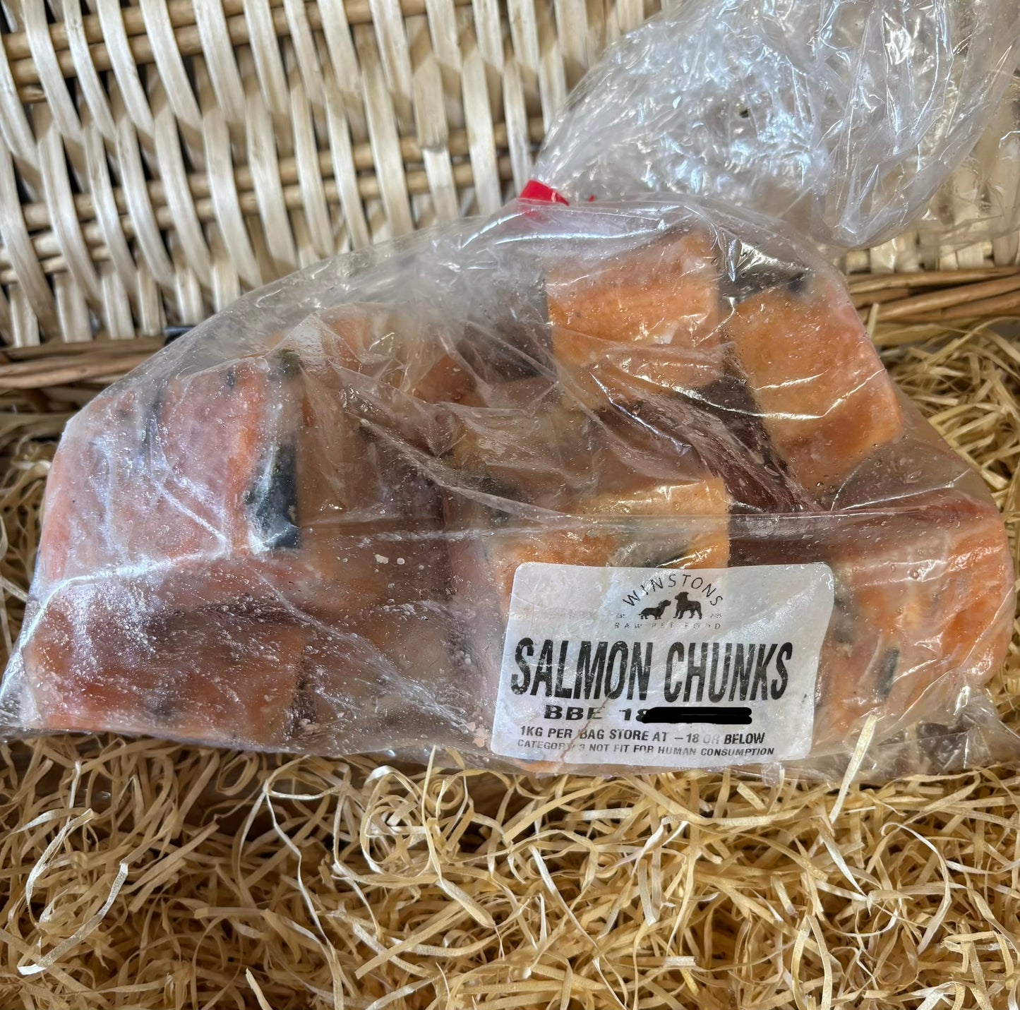 Fish - Salmon Chunks - Raw.