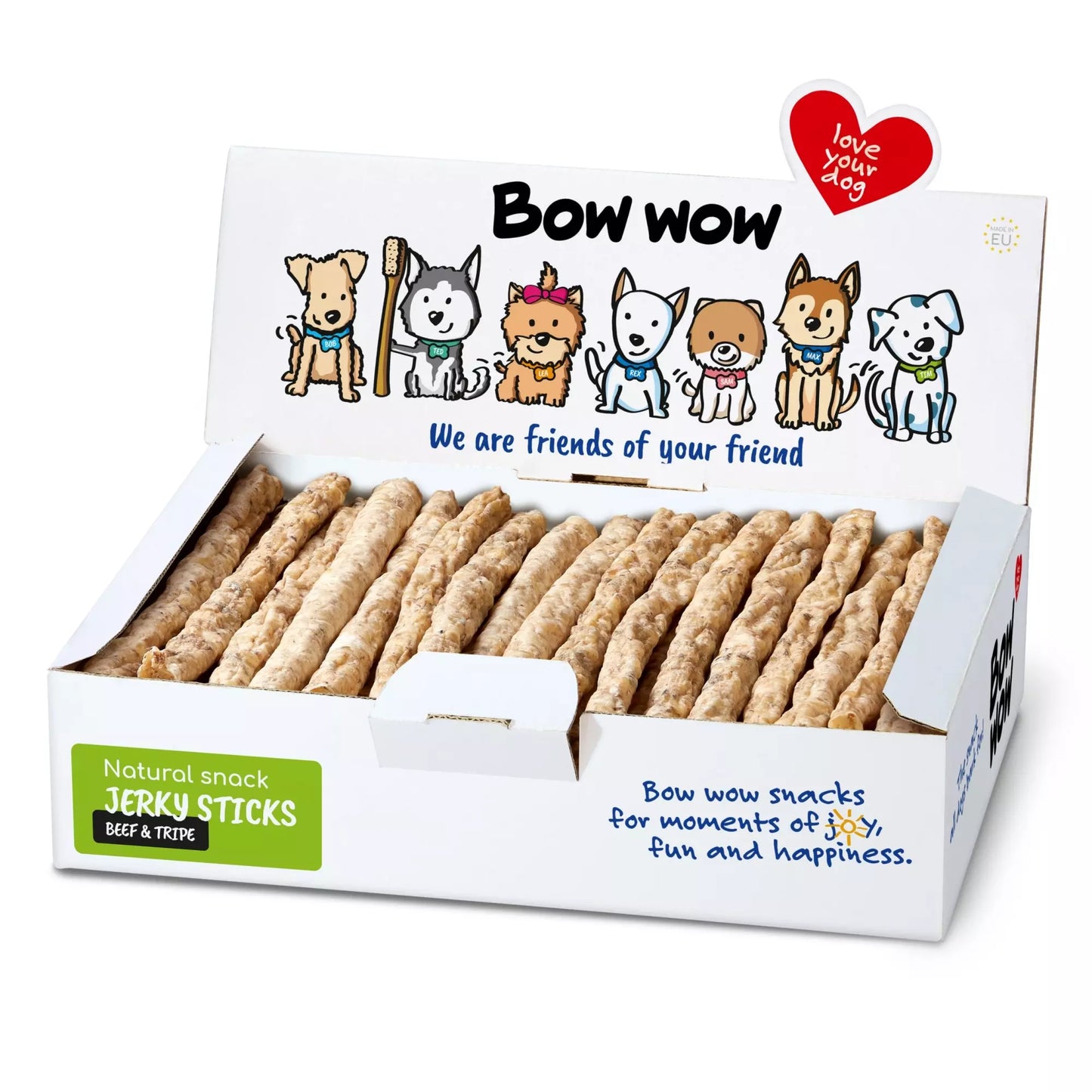 Bow Wow Beef & Tripe Jerky Sticks