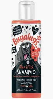 Bugalugs Flea & Tick Shampoo with Neem Oil.  250ml