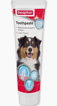 Beaphar Advanced Dual-Enzyme Toothpaste for Dogs and Cats - Liver Flavour 100g