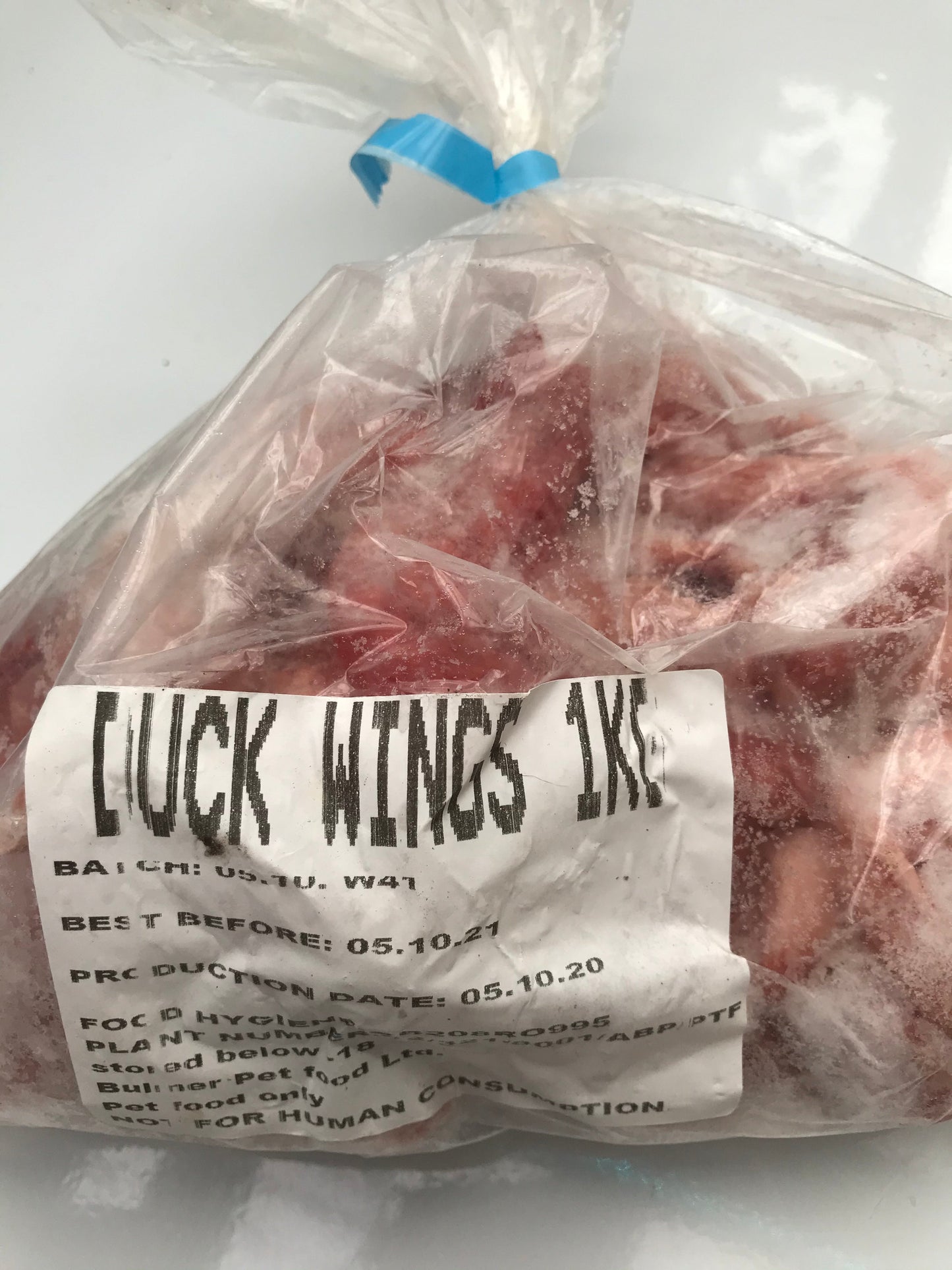 Duck Wings - Raw.  Approximately 1KG