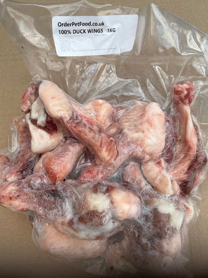 Duck Wings - Raw.  Approximately 1KG