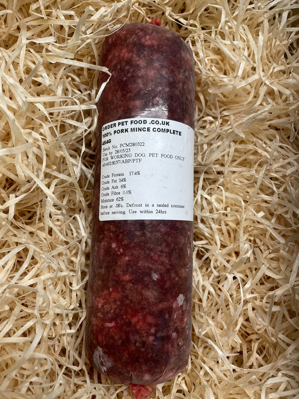 Orderpetfood.co.uk Pork Complete 80/10/10. TheRawFoodWarehouse