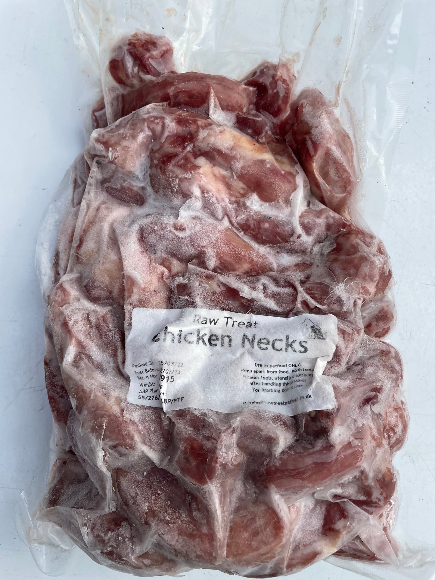 Chicken Necks - Raw.