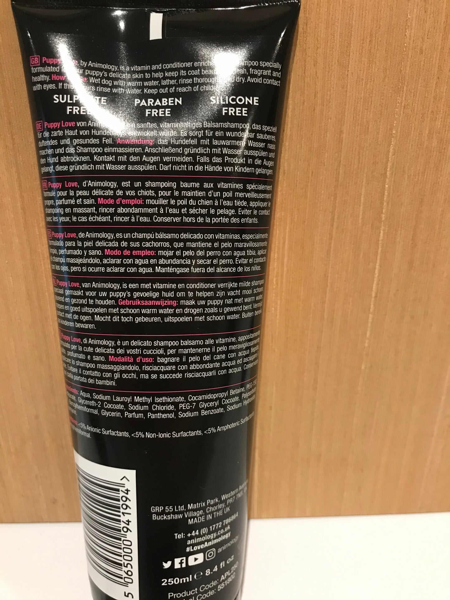 Animology Puppy Love Shampoo 250ml