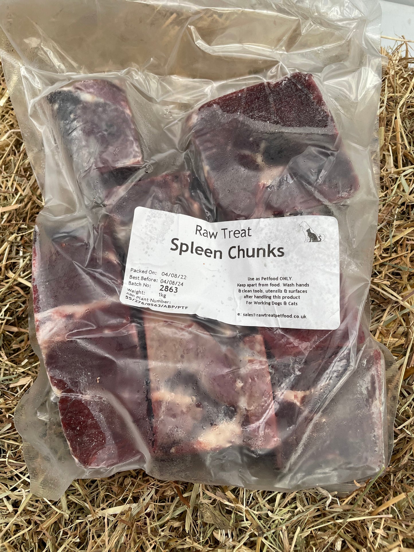 Lamb Spleen Chunks - Approx 1kg