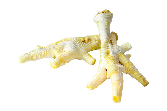 Chicken Feet - White Puffed Natural Dog Chews