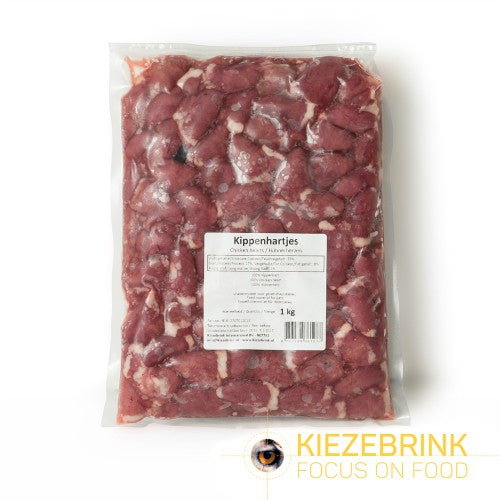 Chicken Hearts - Raw.  Approx 1kg