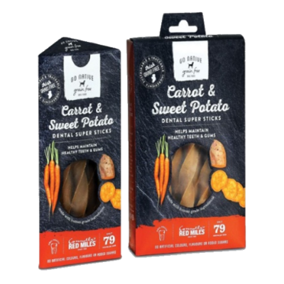 Dental Super Sticks - Go Native  - Pumpkin & Broccoli/Carrot & Sweet Potato