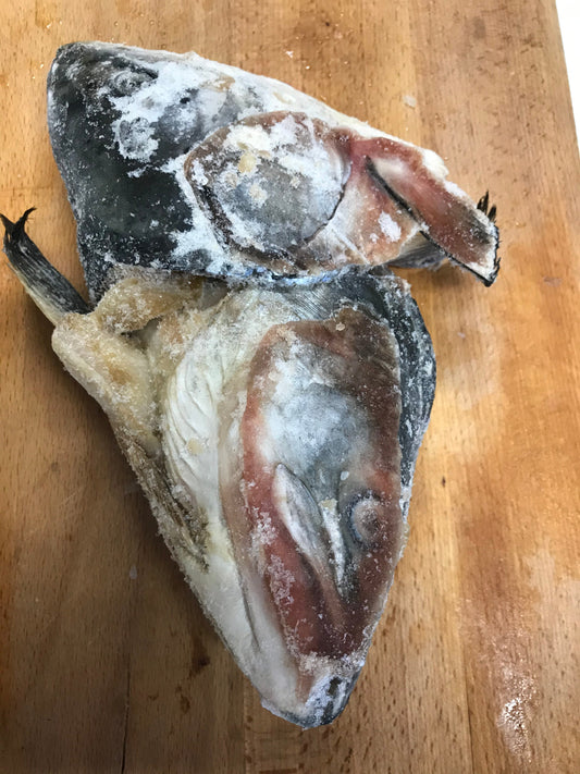 Fish - Salmon Heads- Raw (2 pack) - Approx 1kg.