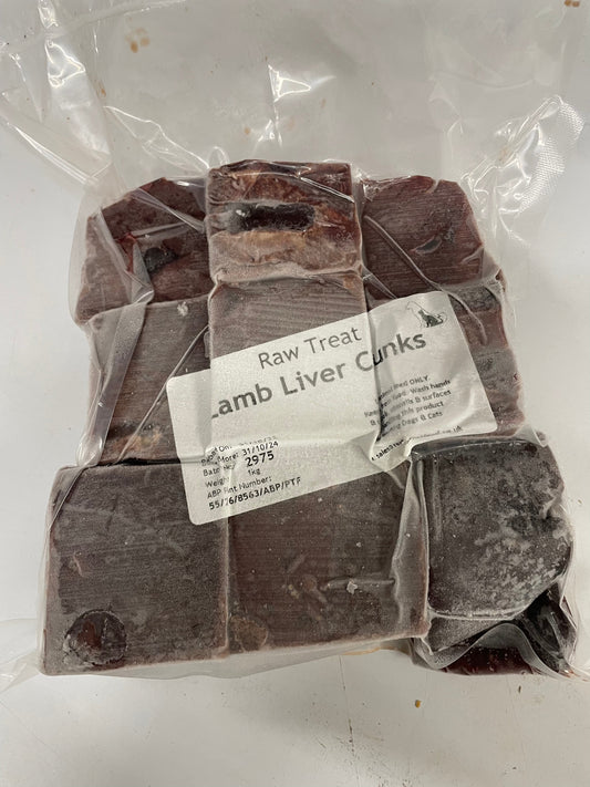 Offal - Lamb Liver Chunks - approx 1kg