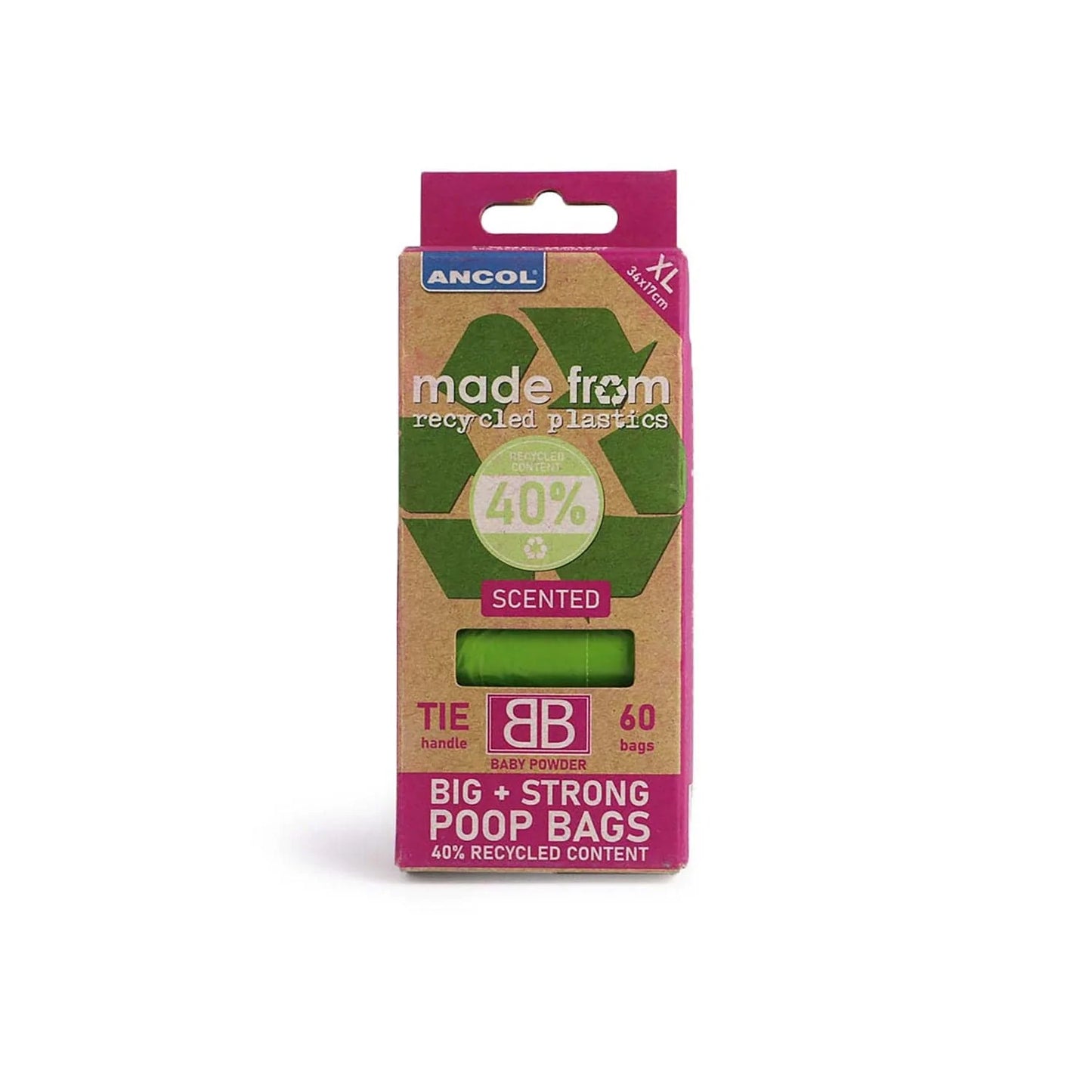 Ancol Poop Bags - Made from Recycled Plastics