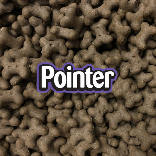Peanut Butter Bone Biscuits - Pointer, Small Bite